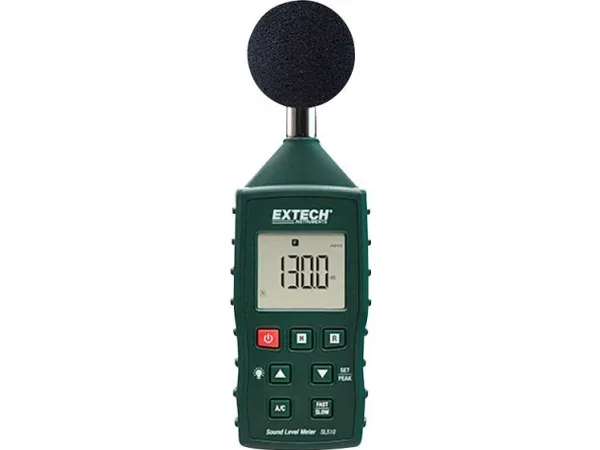 Extech Lydniveau-måleapparat SL510 35 - 130 dB 31.5 Hz - 8000 Hz