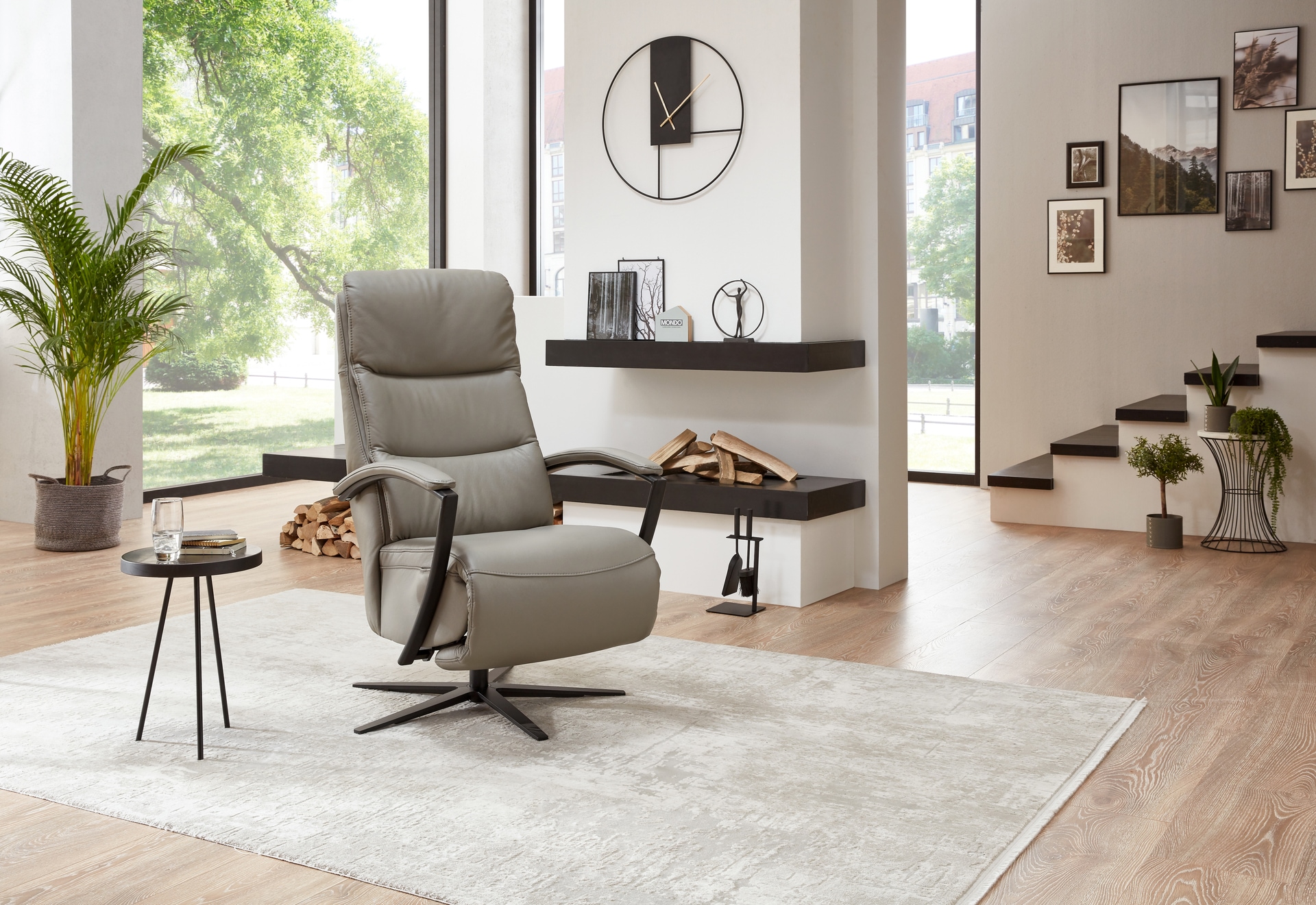 MONDO Relaxsessel CASIO Ergonomie MEDIUM grau