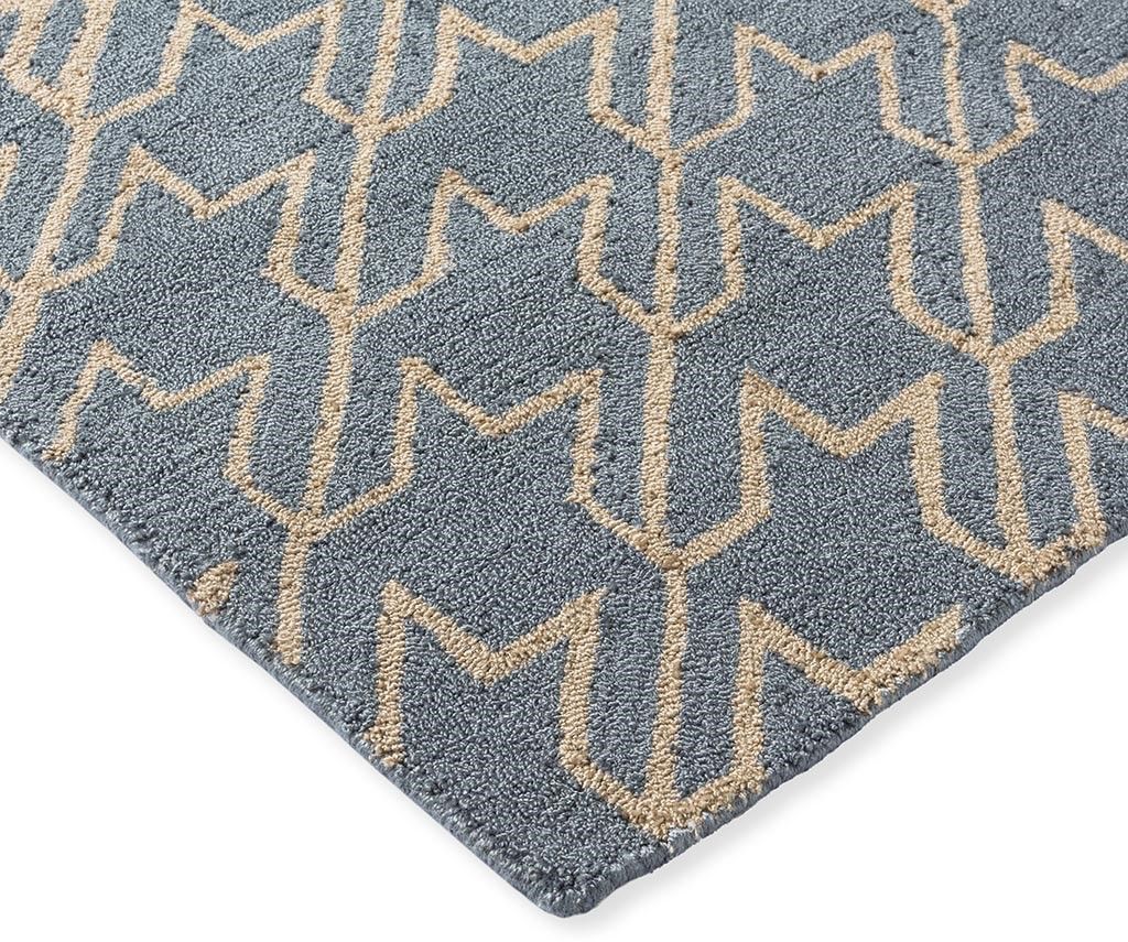 Vloerkleed Washed Blue 455708 Houndstooth