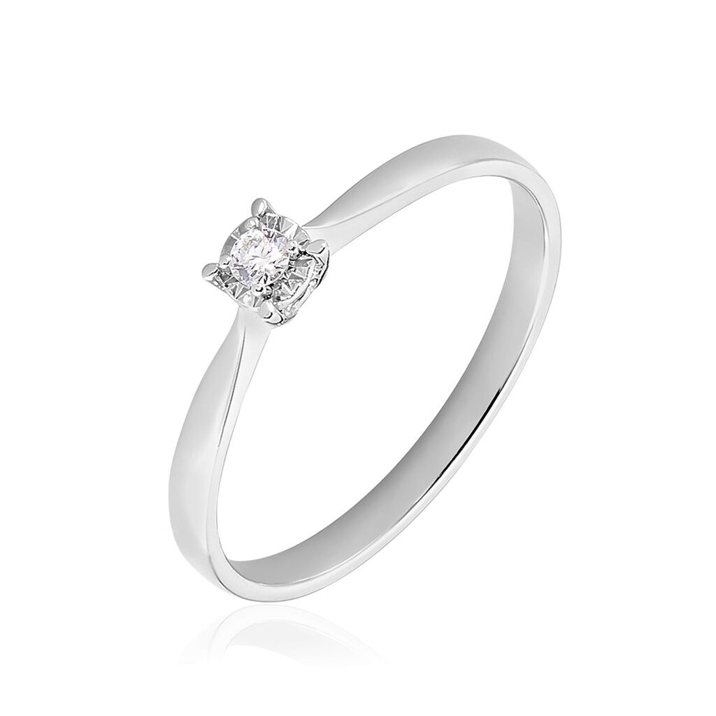 Bague Diamotion Or Blanc Diamant