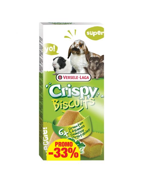Versele-Laga Crispy Biscuit Knaagdier A 6 Promo - Konijnensnack - Groente à 6 stuks