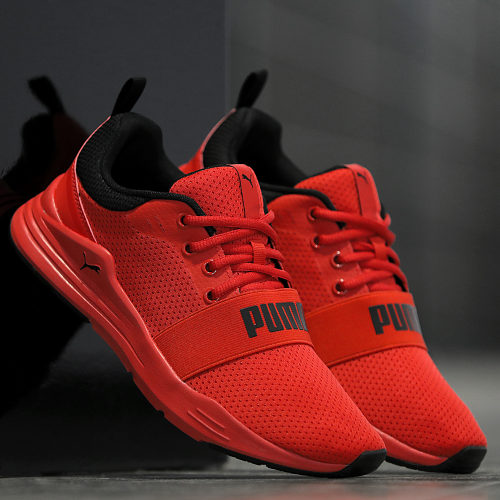 Baskets Wired Run 373015 High Risk Red Puma Black