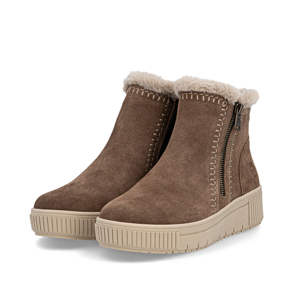 Remonte Damen-Stiefelette Braun-Beige