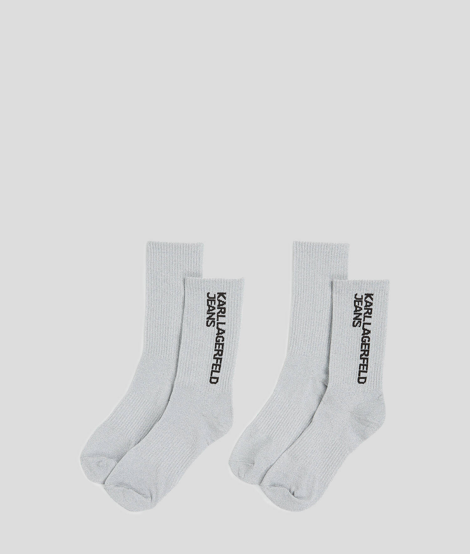 CHAUSSETTES MÉTALLISÉES - LOT DE 2 PAIRES - Acier