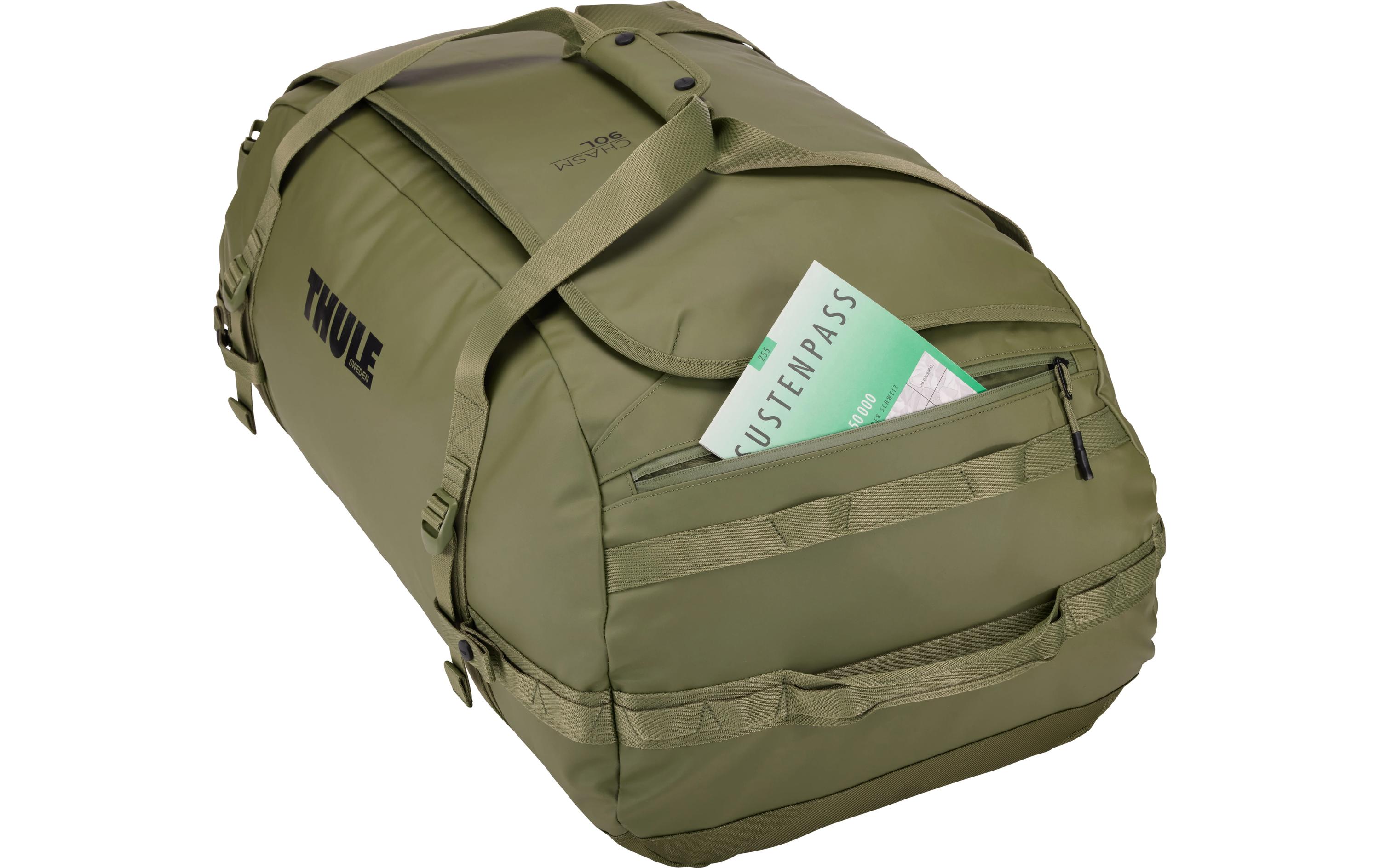 Duffle Bag Chasm 90 l, Olivine<br>Reisetasche und Rucksack in einem