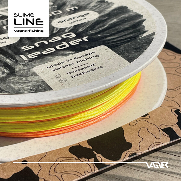 Vagner Snag Silure Leader Orange/Yellow 1.00mm (120kg) (50m)