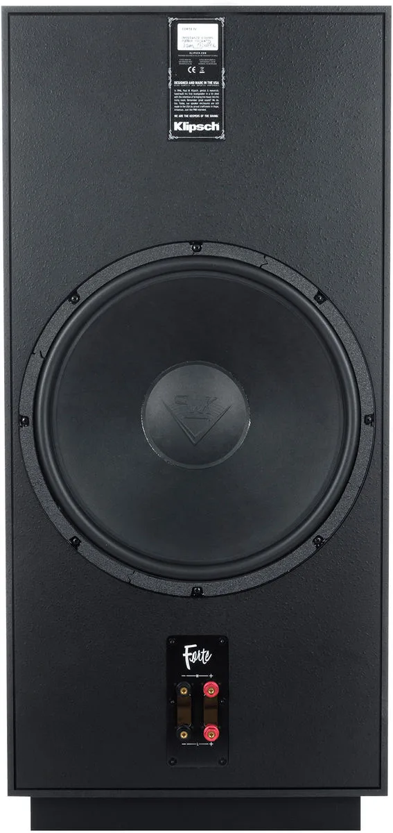 Klipsch Forte IV Noir (la paire) Enceintes colonne