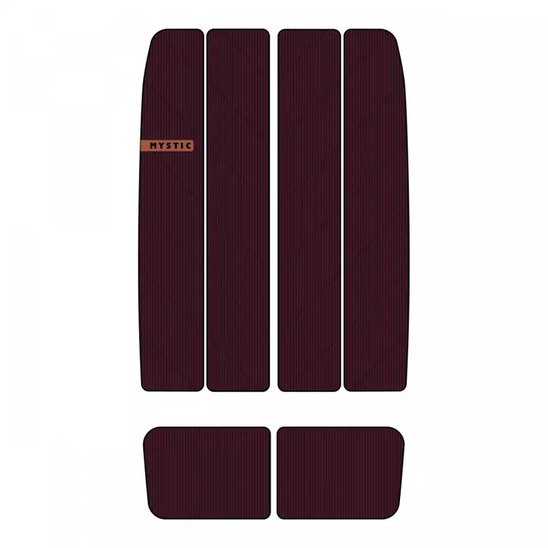 Pad surf MYSTIC Ambush Mid + Front Deckpad Merlot
