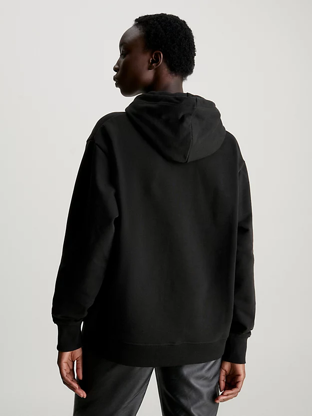 Moletom oversized de algodão felpudo