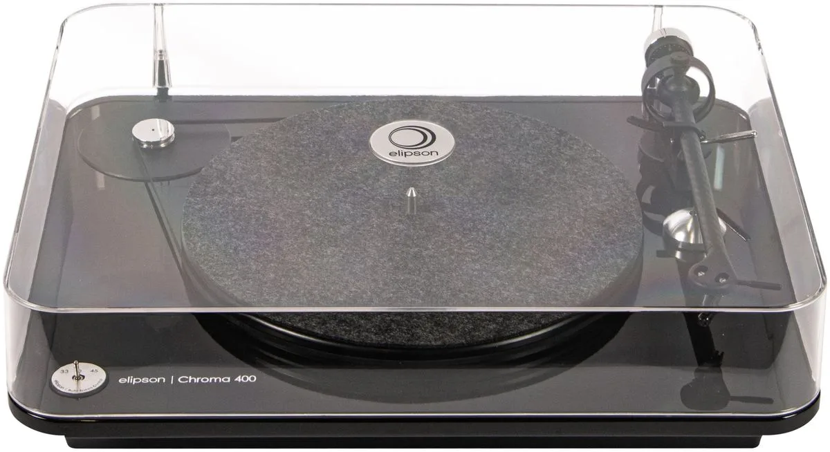 Elipson Chroma 400 Noir laqué Platines vinyle hi-fi