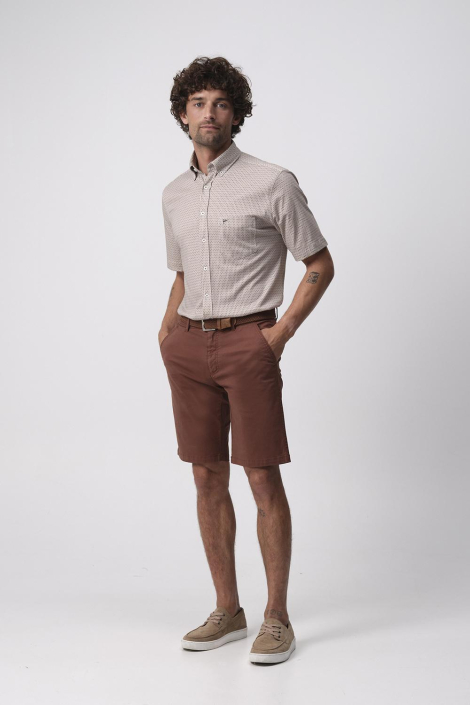 Campbell camel heren overhemd