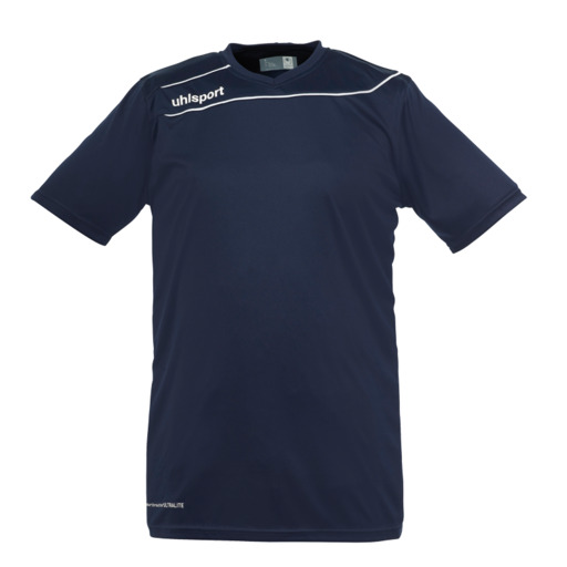 Camiseta Stream 3.0 Mc Azul Marinho/Branca Uhlsport