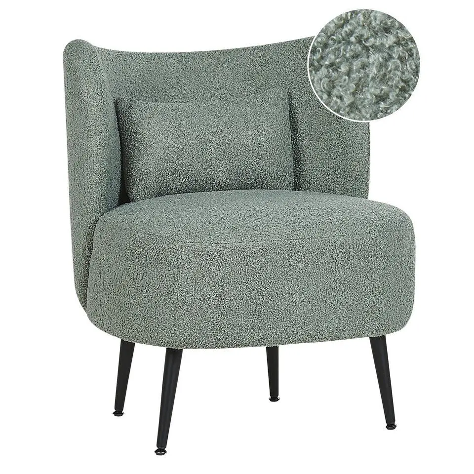 OTSBY - Fauteuil - Groen - Bouclé