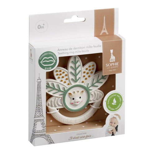 Anneau dentition mille-feuilles Sophie la girafe - VULLI
