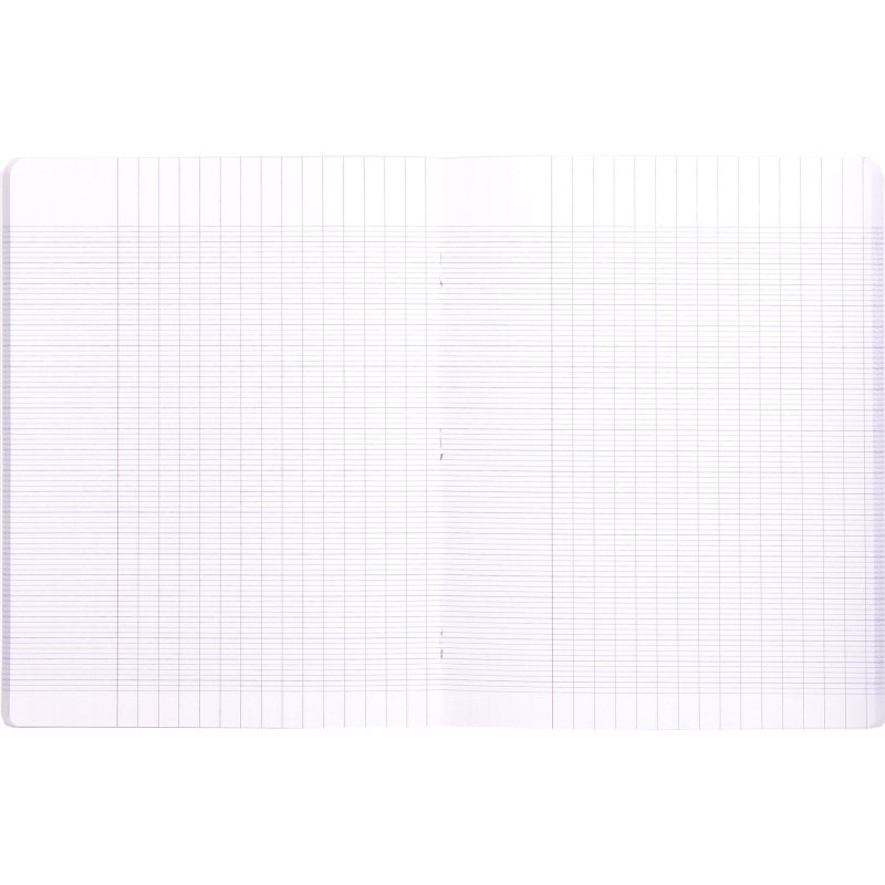 Cahier piqué Clairefontaine Metric 16,5 x 21cm assorti - grands carreaux - 96 pages