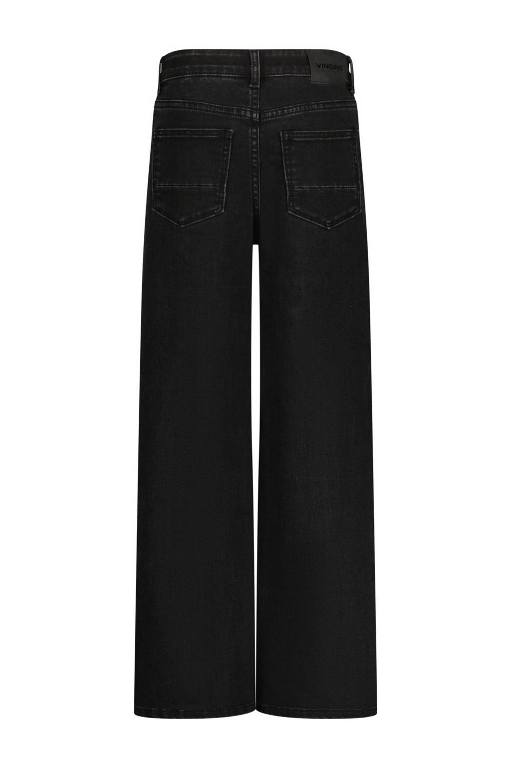 Vingino wide leg jeans Coco washed black