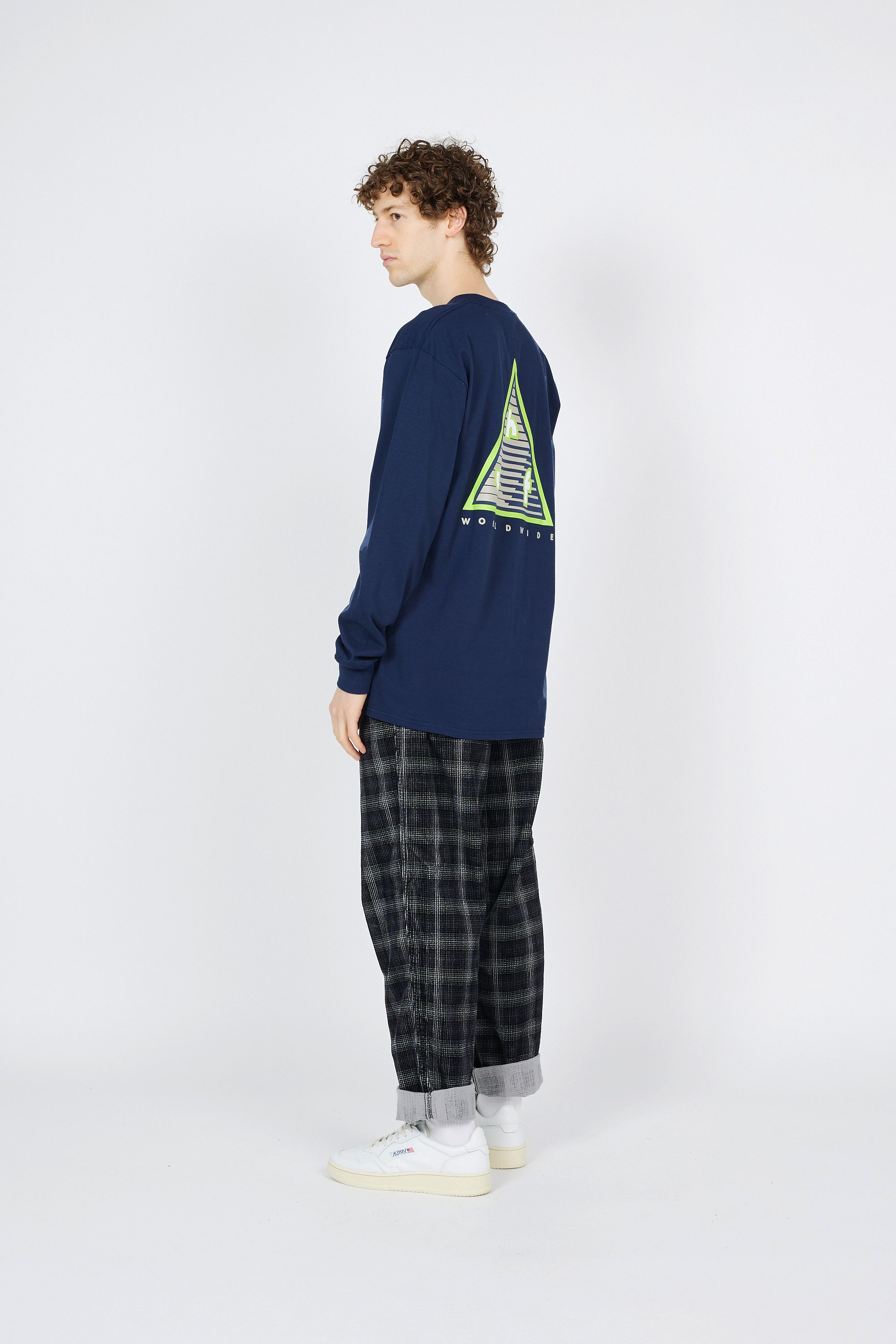 HUF T-SHIRT HIGH ADVENTURE Bleu