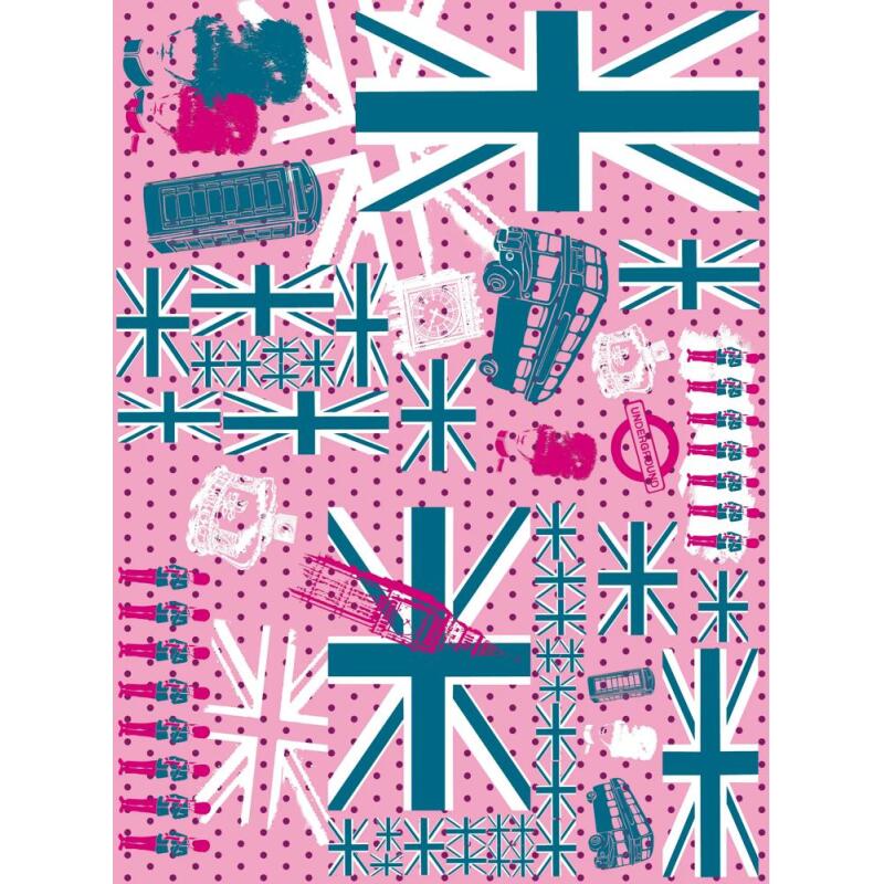 * 580 - Pochette 20 feuilles Décopatch - Rose