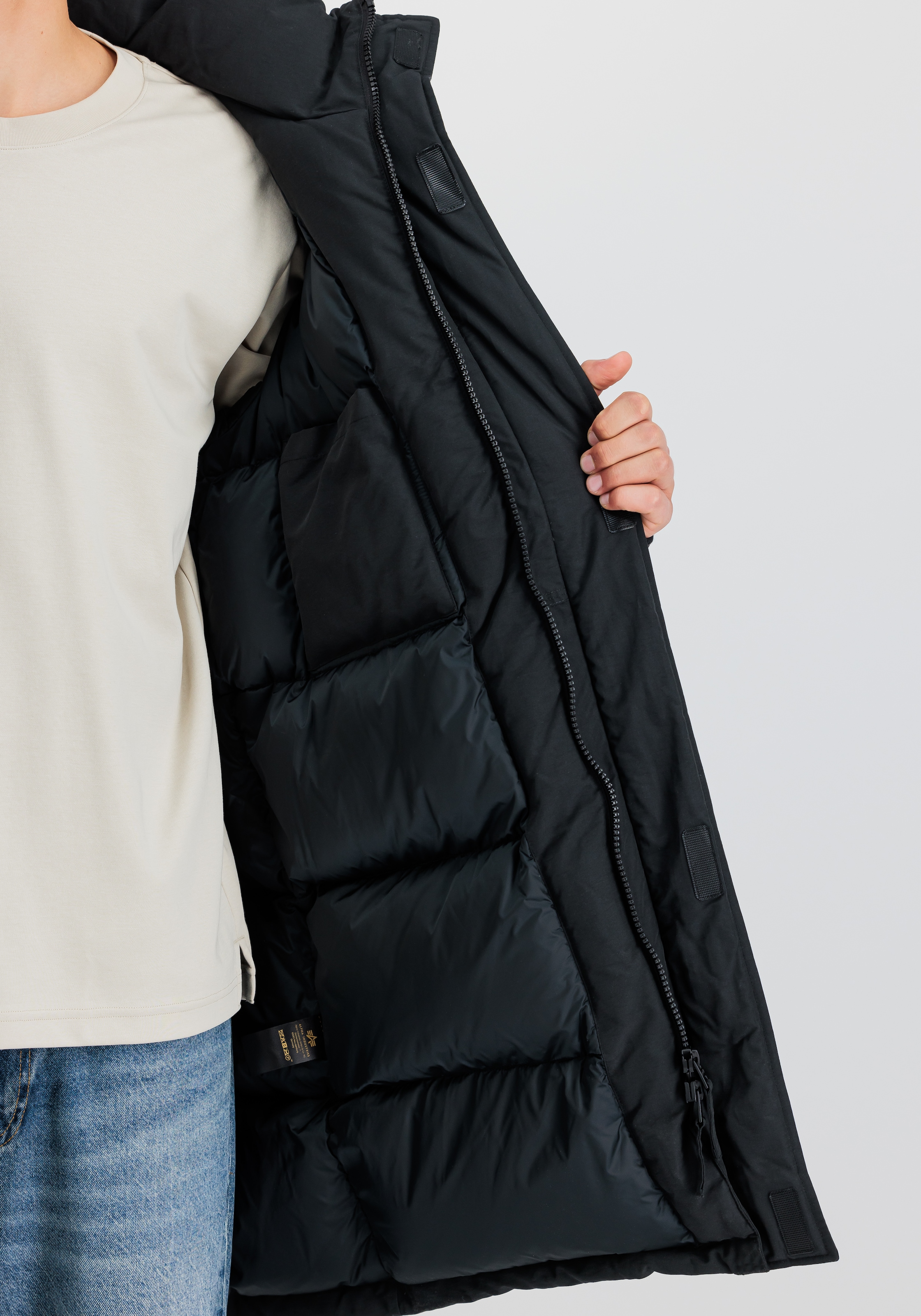 Alpha Industries Parka »Puffer Parka« mit Kapuze