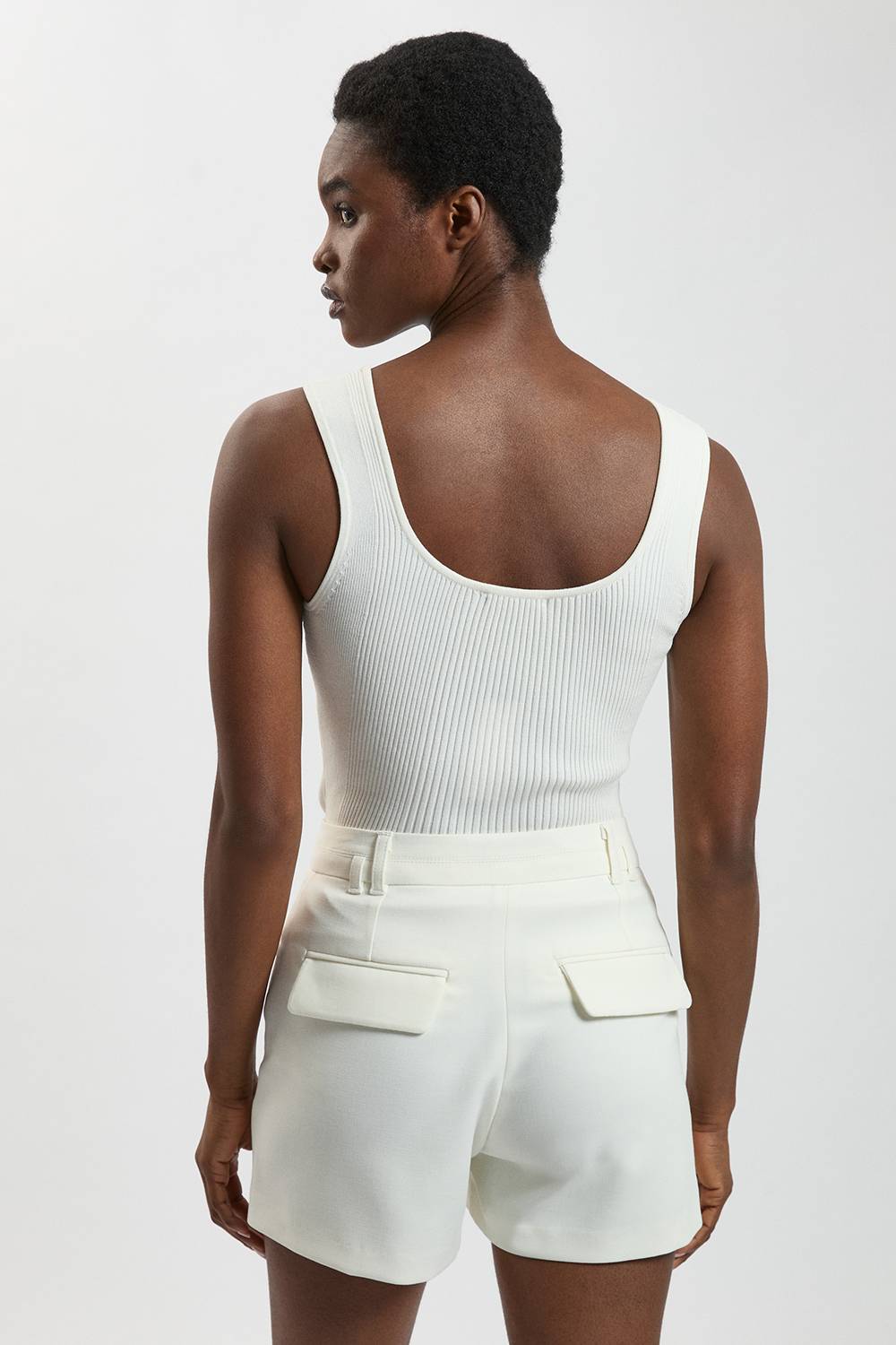 KarenMillen Short Tailleur Stretch Compact