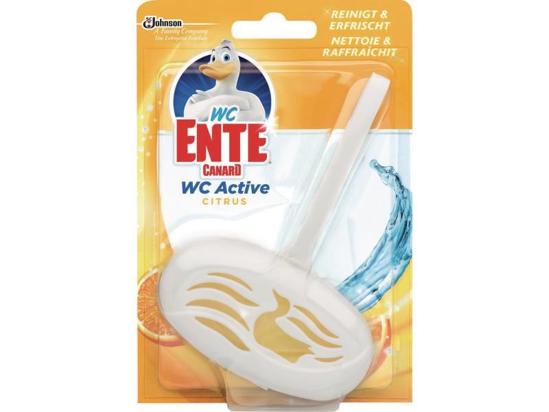 WC-Ente WC-Reiniger WC Active 3 in 1 Original Citrus 1 Stüc Praktische Toilettensteine mit Zitrusduft