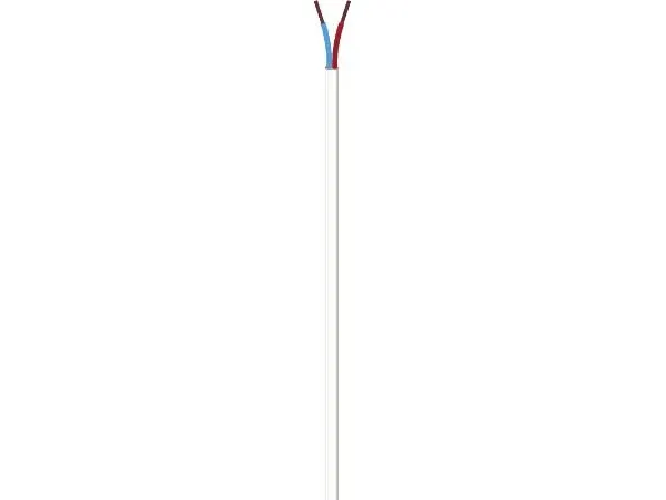 Plastkappeledning PKLF H03VVH2-F 2X0,75 Sort Sp100 - (100 meter)