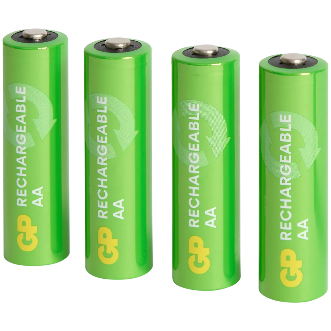 GP oplaadbare batterijen AA 4 stuks | 2100 mAh