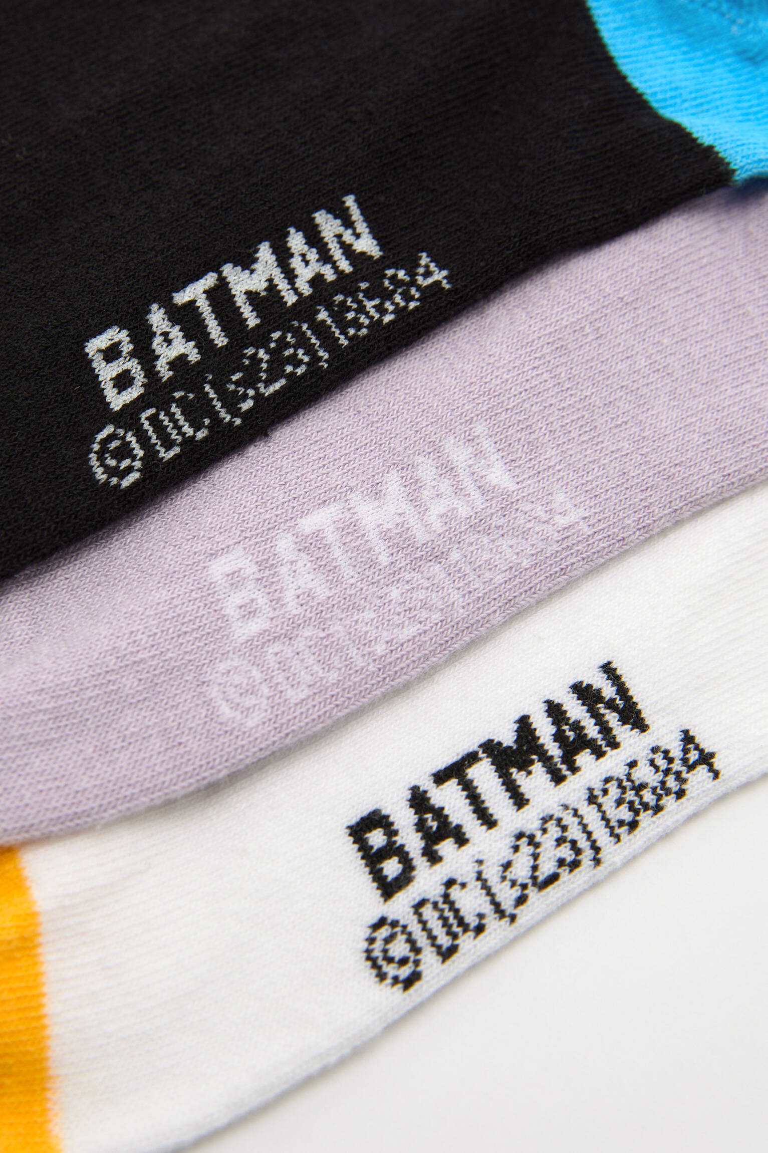 Pacote com 3 pares de meias do Batman - Estampas variadas