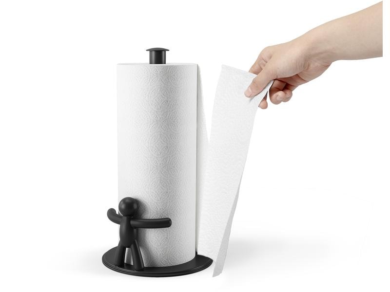 Umbra Küchenrollenhalter Buddy Schwarz Rollenhalter für Küchentücher