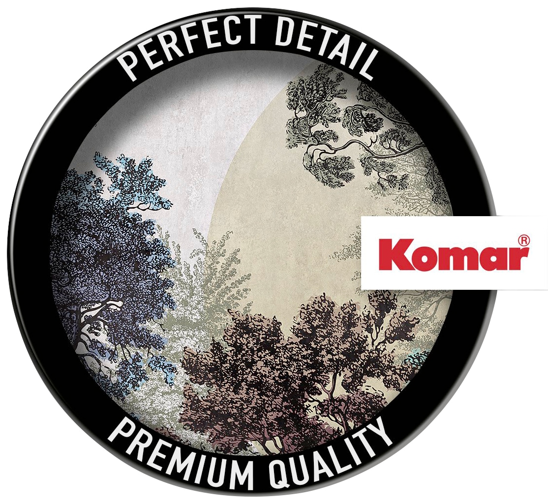Komar Vliestapete »Digitaldruck Vlies -  Bois Brumeux - Grösse 400 x 250 cm« bedruckt glatt Wohnzimmer, Schlafzimmer