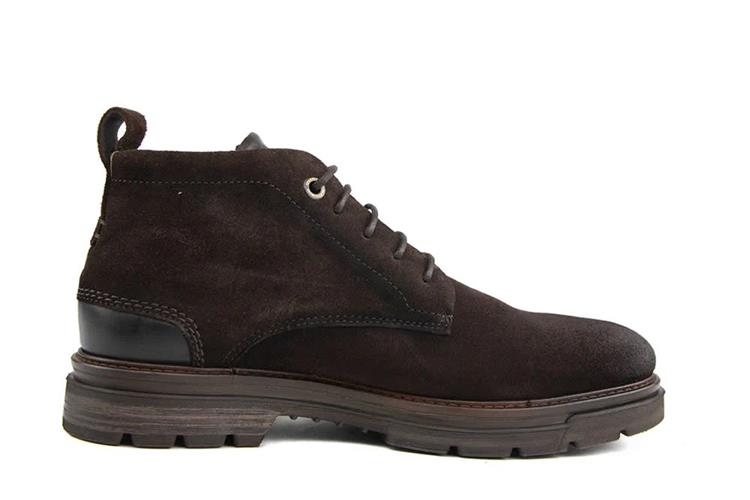 Berkelmans LEVIN Mahnogany suede (donkerbruin)