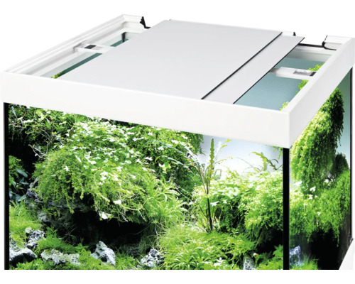 EHEIM Vivaline 150 aquariumcombinatie met LED-verlichting, verwarming, filter en kast in antraciet