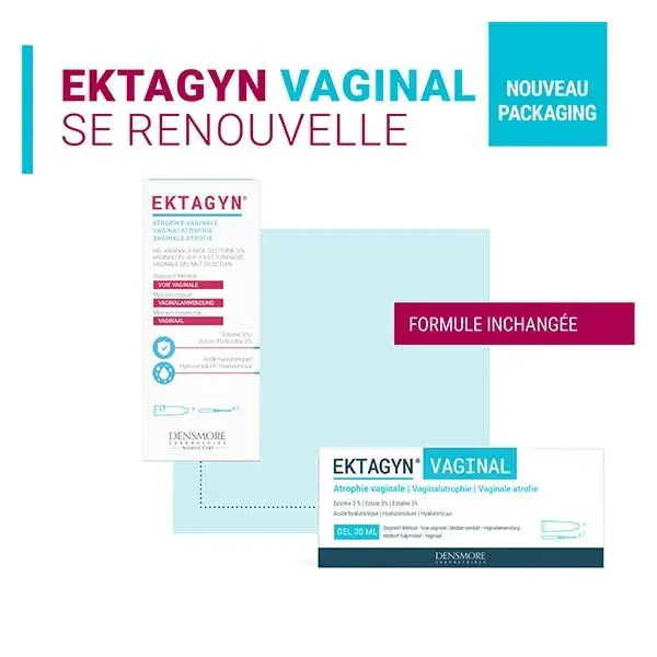 Densmore Ektagyn - Gel vaginal - Sècheresse, Irritation Intime, Lubrifiant