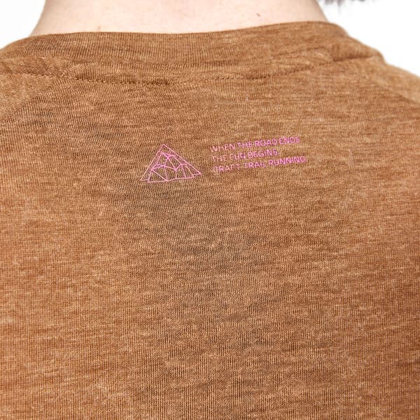 T-shirt running CRAFT ADV TRAIL WOOL SS TEE W ROOTS-MELANGE