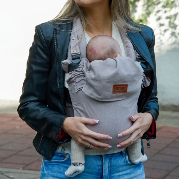 ByKay Click Carrier Deluxe Pro Draagzak - Linnen - Taupe