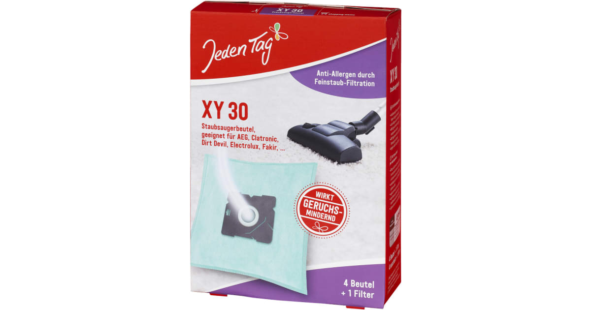 Jeden Tag Staubsaugerbeutel XY30