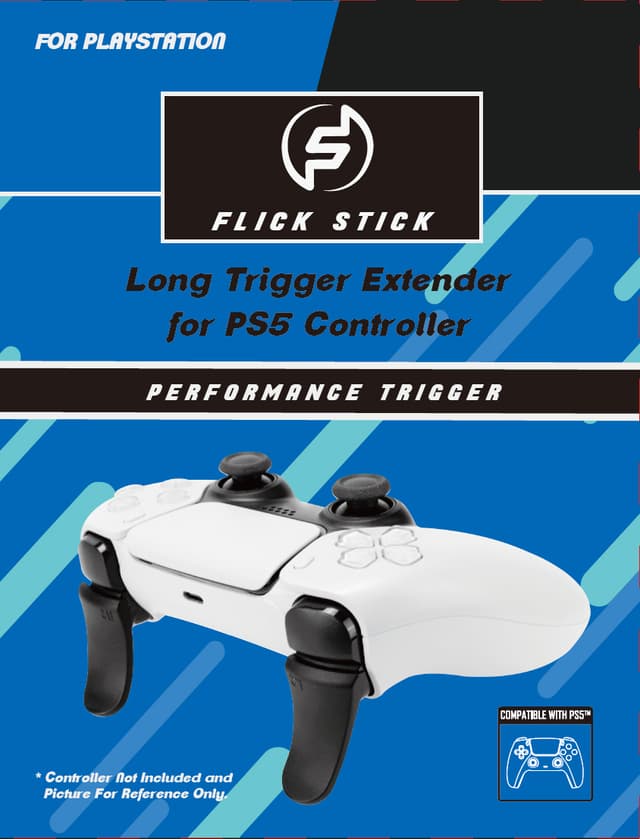 Flick Stick lang triggerforlænger til PS5 controller