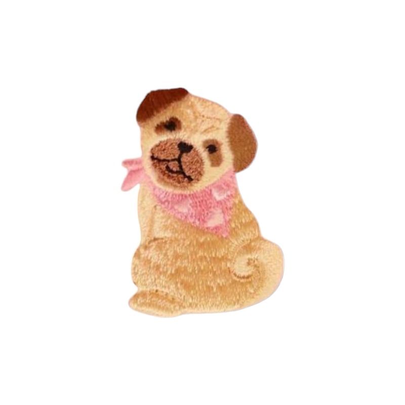 Patch thermocollant chien carlin Malicieuse