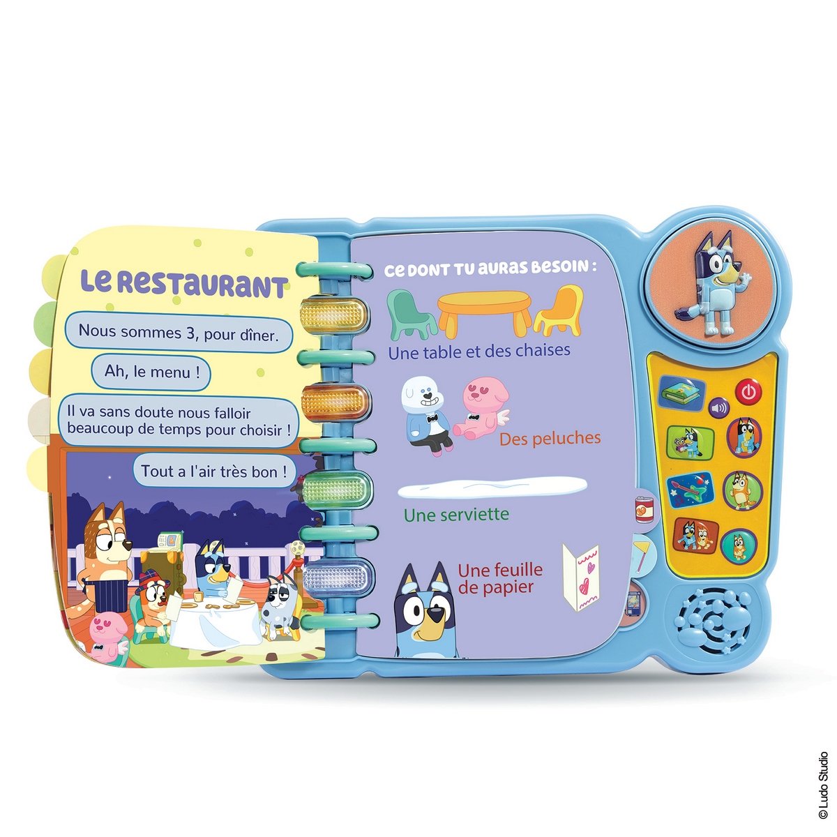 Bluey mon livre jeu intéractif