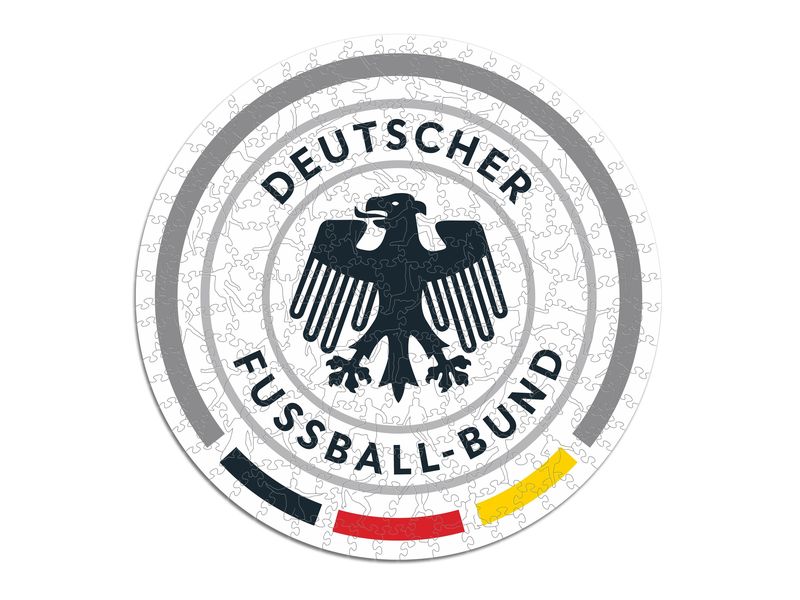 Iconic Puzzle Deutscher Fussball-Bund (DFB) - Logo Offiziell lizenziertes Holzpuzzle, Grösse M