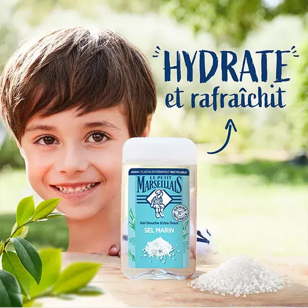 Le Petit Marseillais Gel de Banho Hidratante com Sal Marinho 250ml