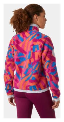 Veste Polaire Femme Helly Hansen Imperial Printed Pile Snap Violet