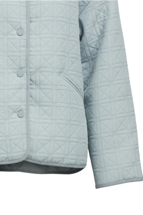 Object blauwe dames jas