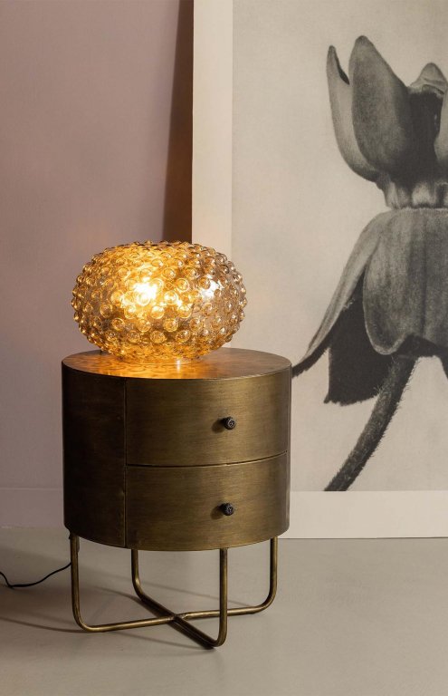 WOOOD Glossy nachtkast antique brass