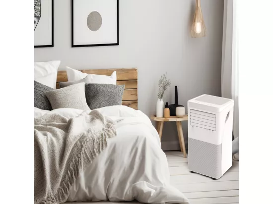 Climatiseur mobile réversible chaud/froid 9000BTU - 2.9KW avec télécommande et fonction Wifi