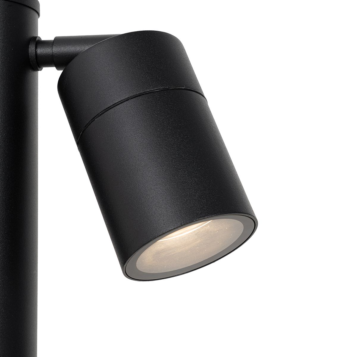 Buitenlamp zwart met grondpin en kabelmof 45cm 2-lichts IP44 - Duo