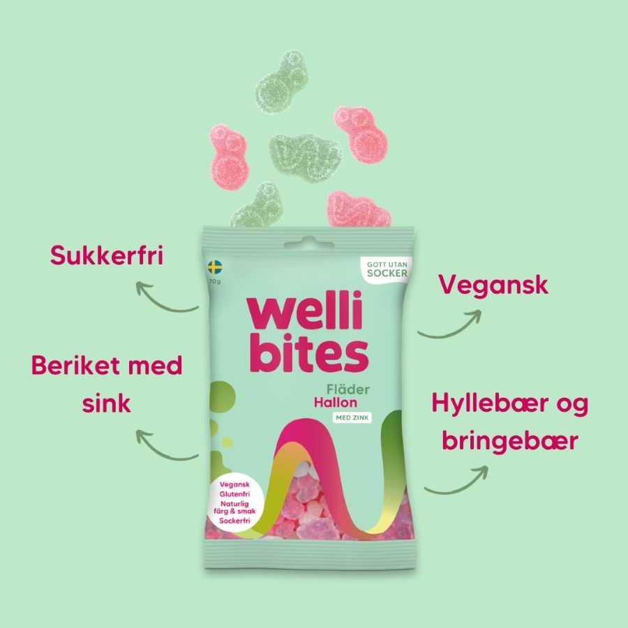 Wellibites Hyllebær og bringebær