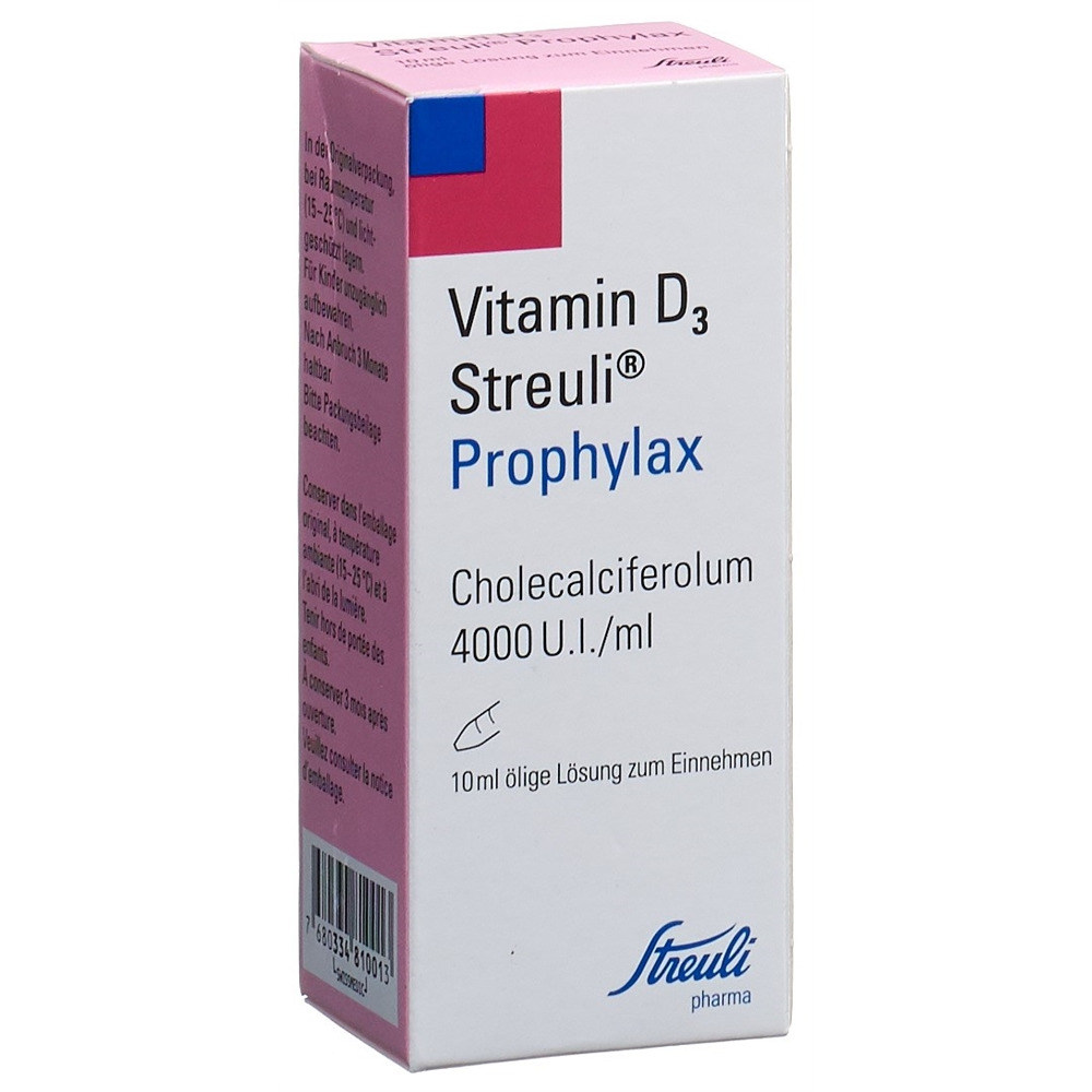 VITAMINE D3 Streuli Lös 4000 IE/ml Prophylax Lösung zum Einnehmen Fl 10 ml