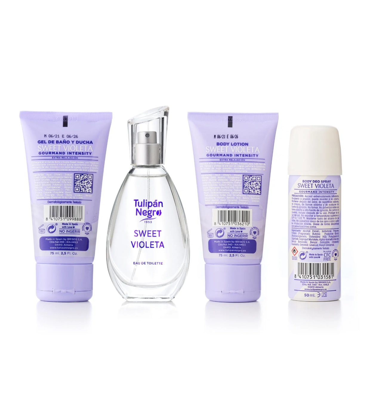 Tulipán Negro - *Gourmand Intensity* - Conjunto de Presente - Sweet Violeta