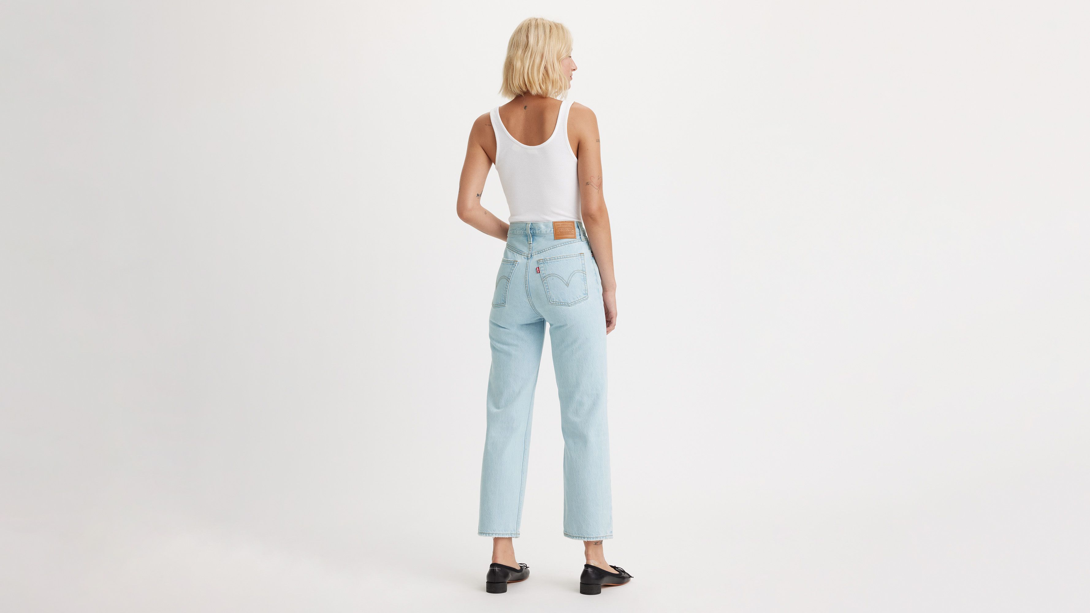 Jean droit Ribcage cheville - Ojai Shore - Bleu